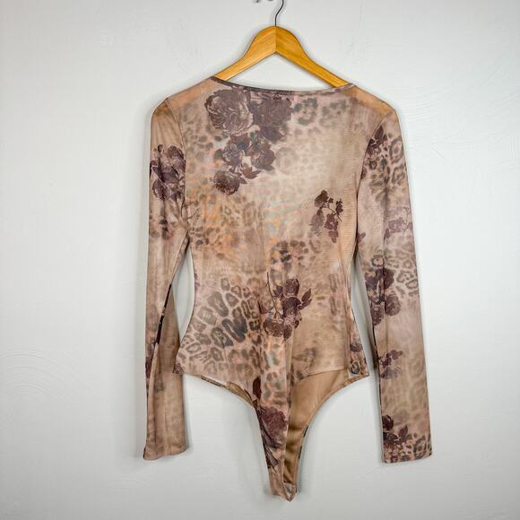 Fashion Nova Wild Feeling Mesh Bodysuit - Picture 10 of 10